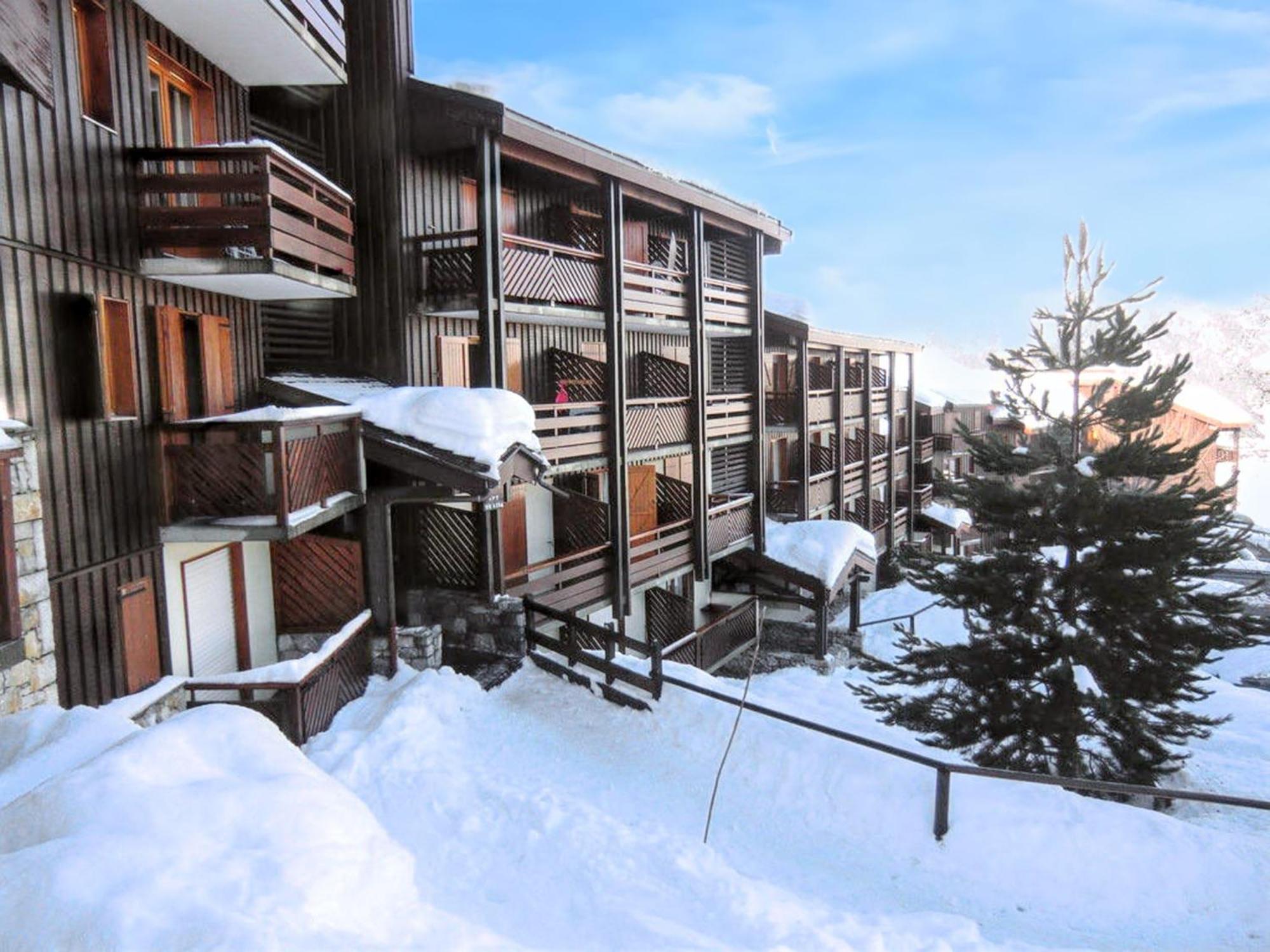 Appartement Au Pied Des Pistes A La Plagne - Vue Sur Montagne - Bagian luar foto